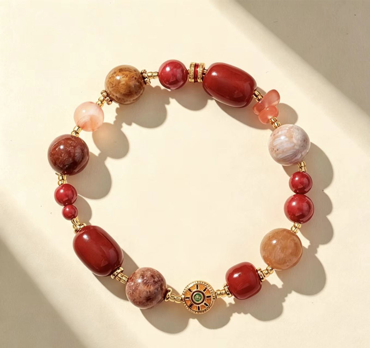 ZORZU Studio Handmade Dunhuang Beaded Bracelet, New Chinese style Jewelry