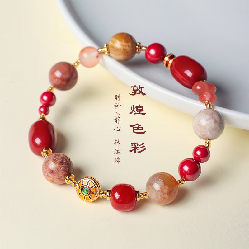 ZORZU Studio Handmade Dunhuang Beaded Bracelet, New Chinese style Jewelry