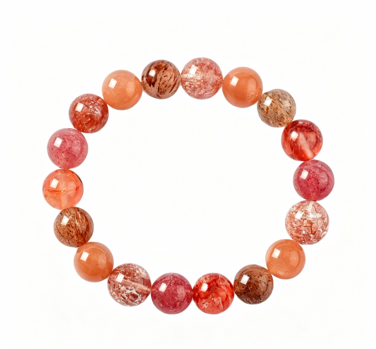 ZORZU Handmade Mixed Crystal Bracelet, New‑Chinese style Jewelry